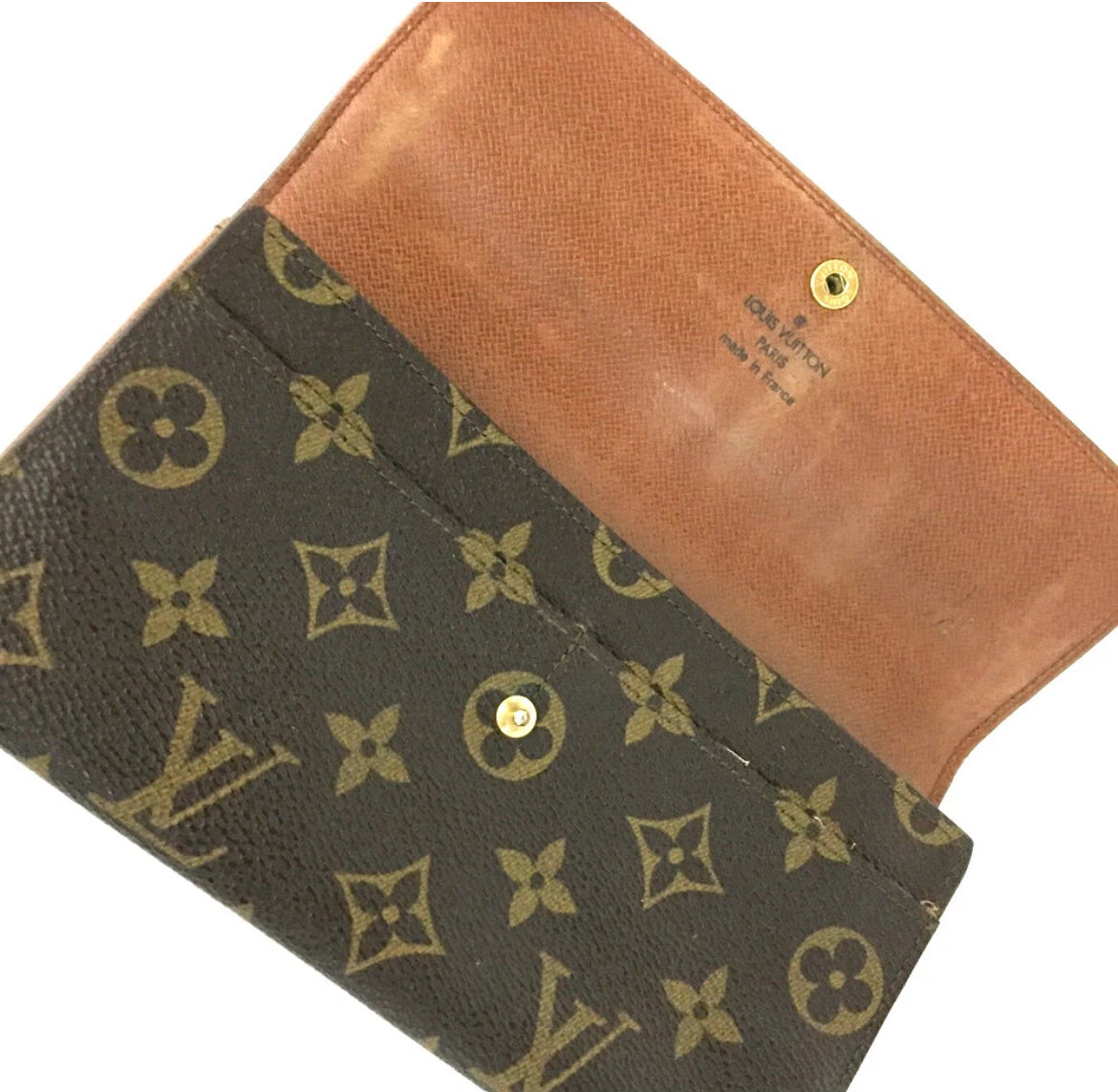 Louis Vuitton Monogram Portefeiulle Sarah Long Bifold Wallet