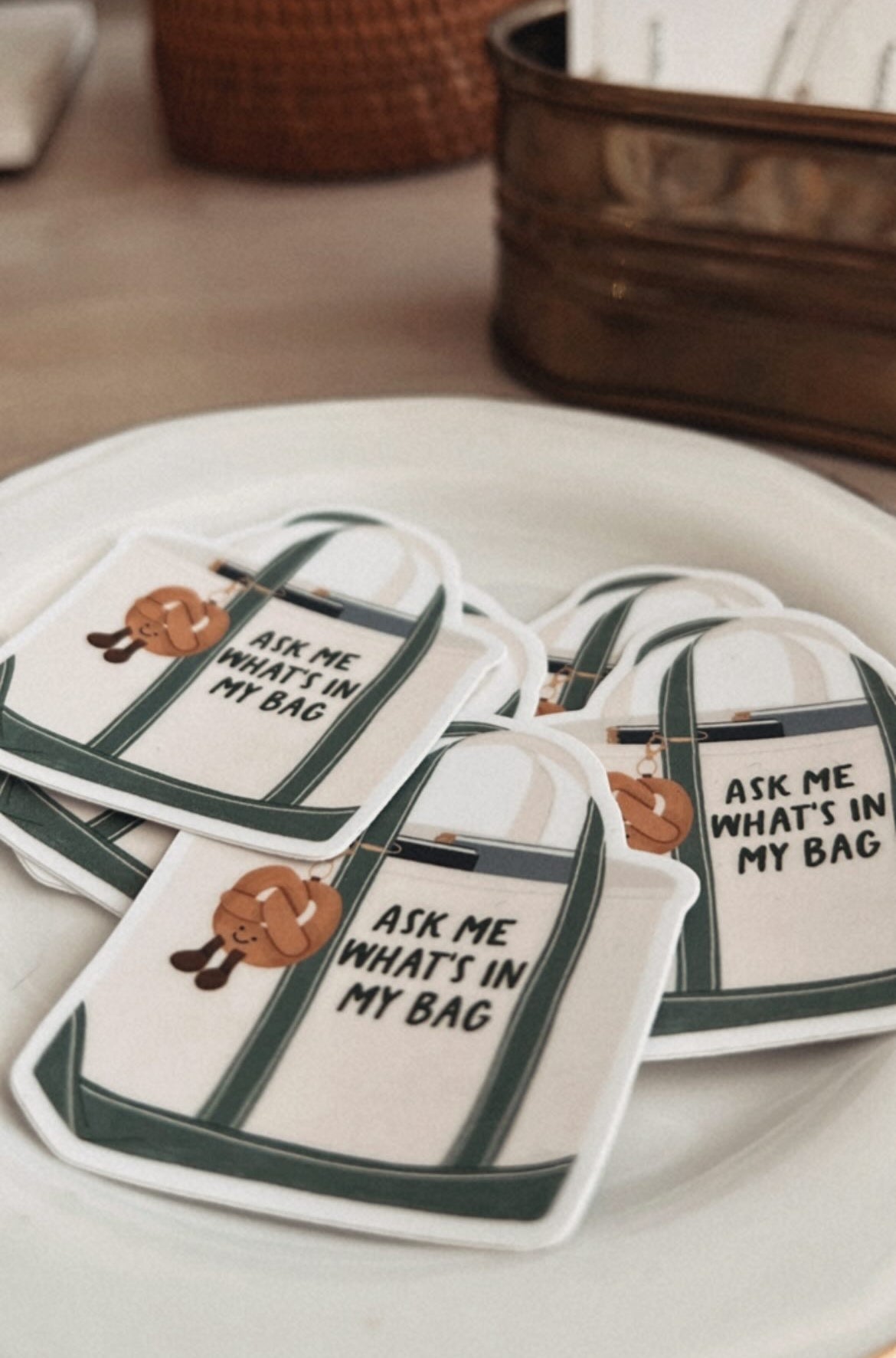 “Ask me what’s in my bag” Sticker