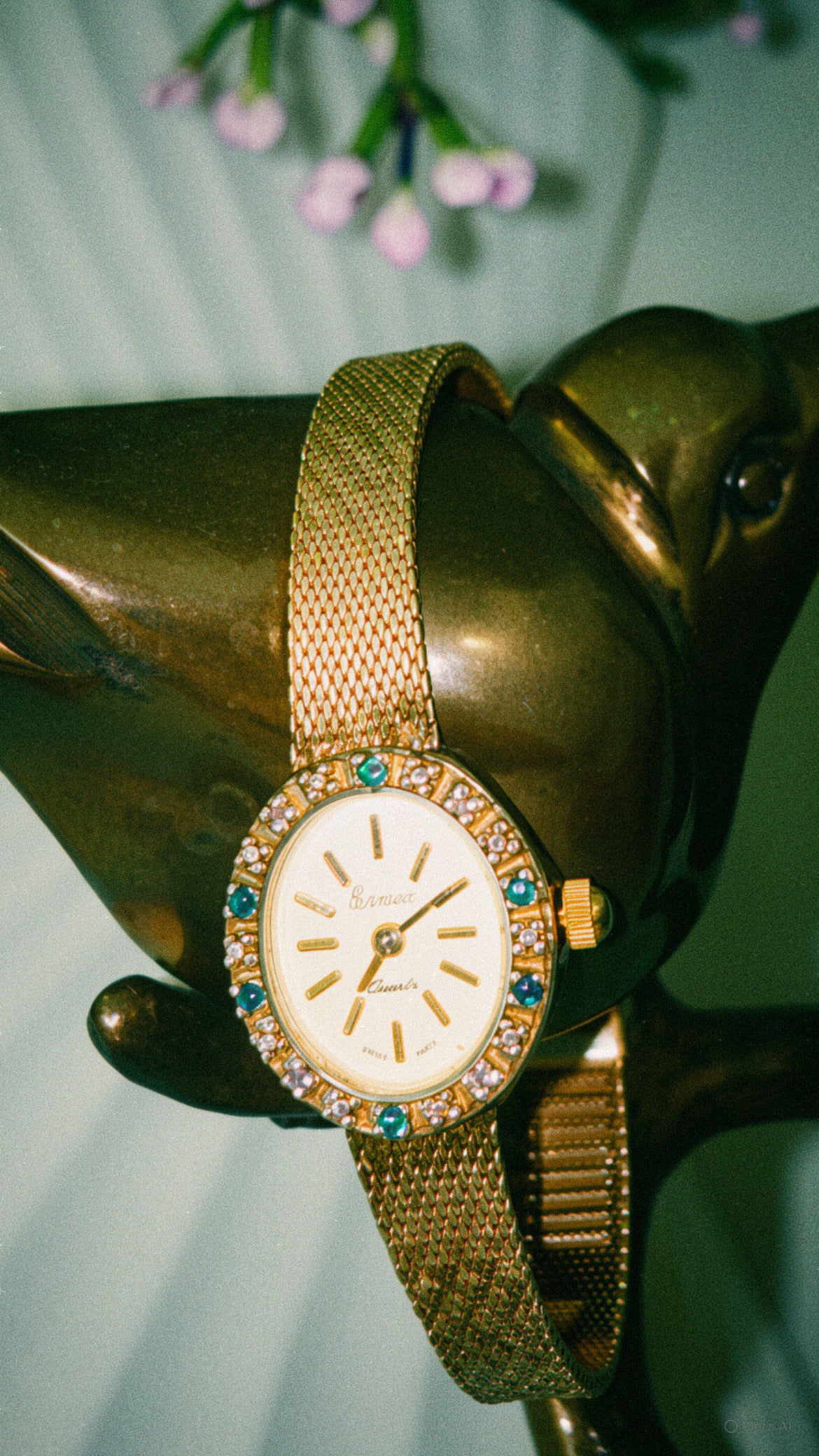 Vintage Ermex Classic Oval Cocktail Watch