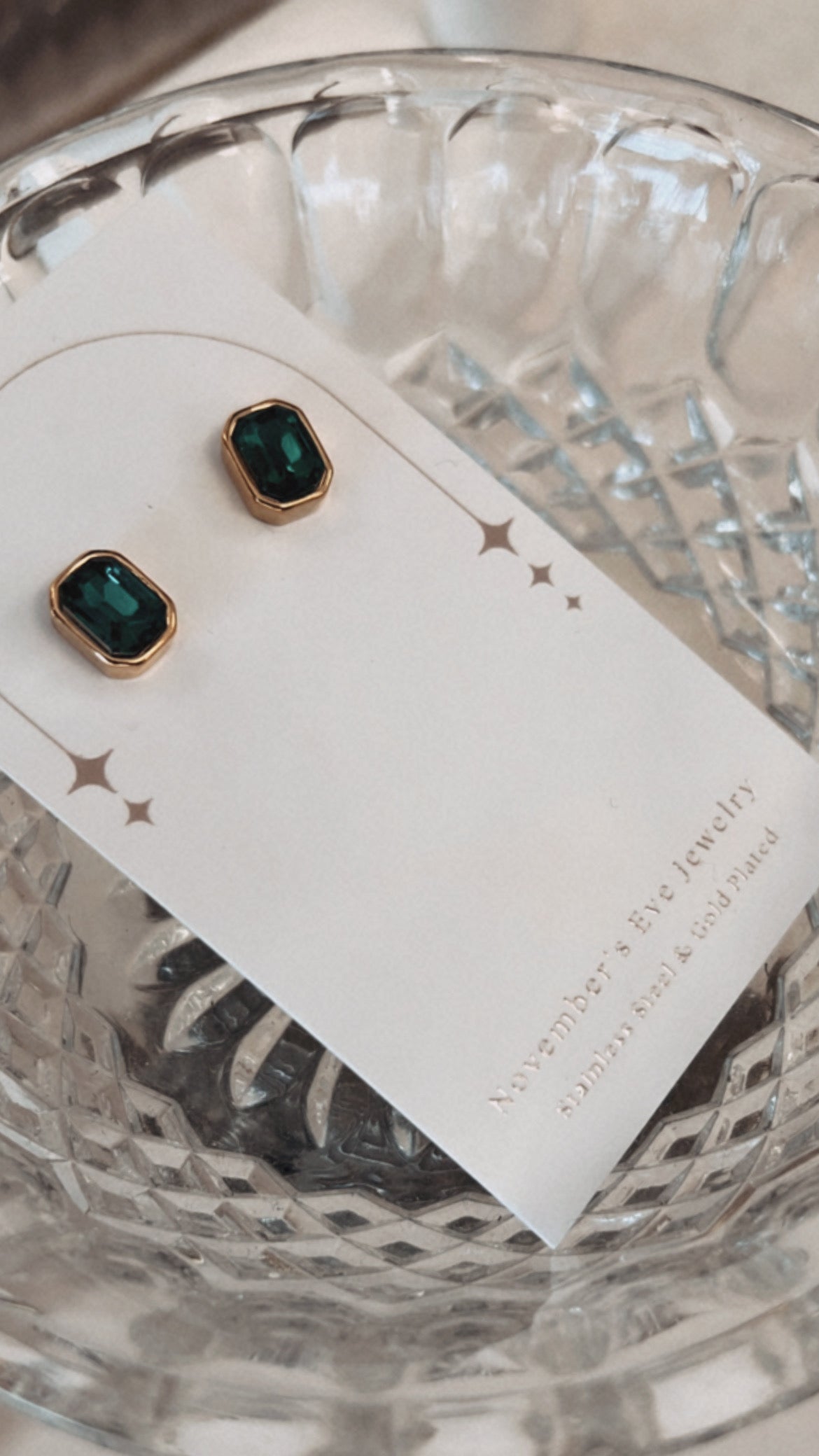 Emerald Studs