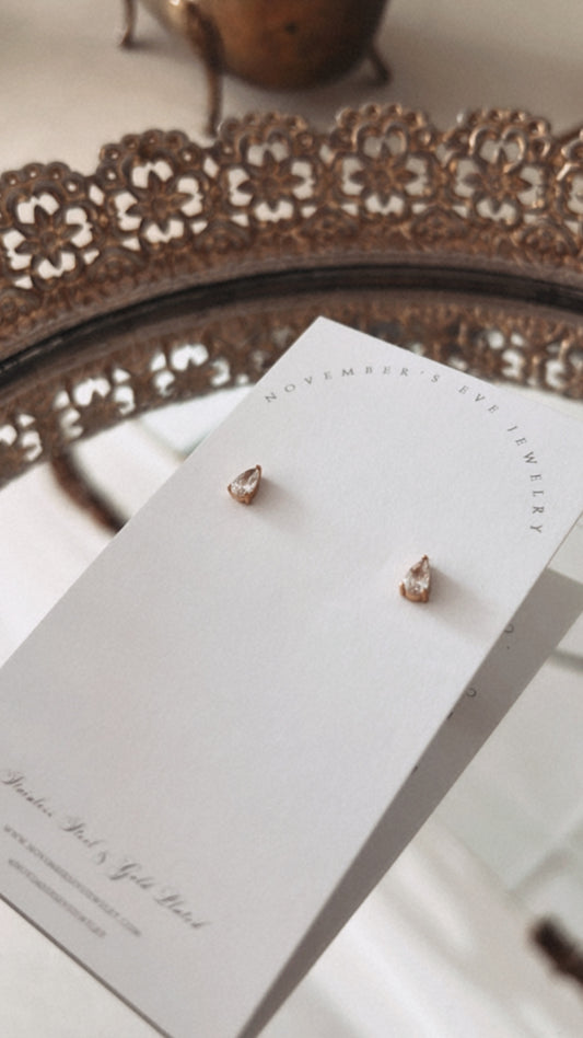 Tear Drop Studs