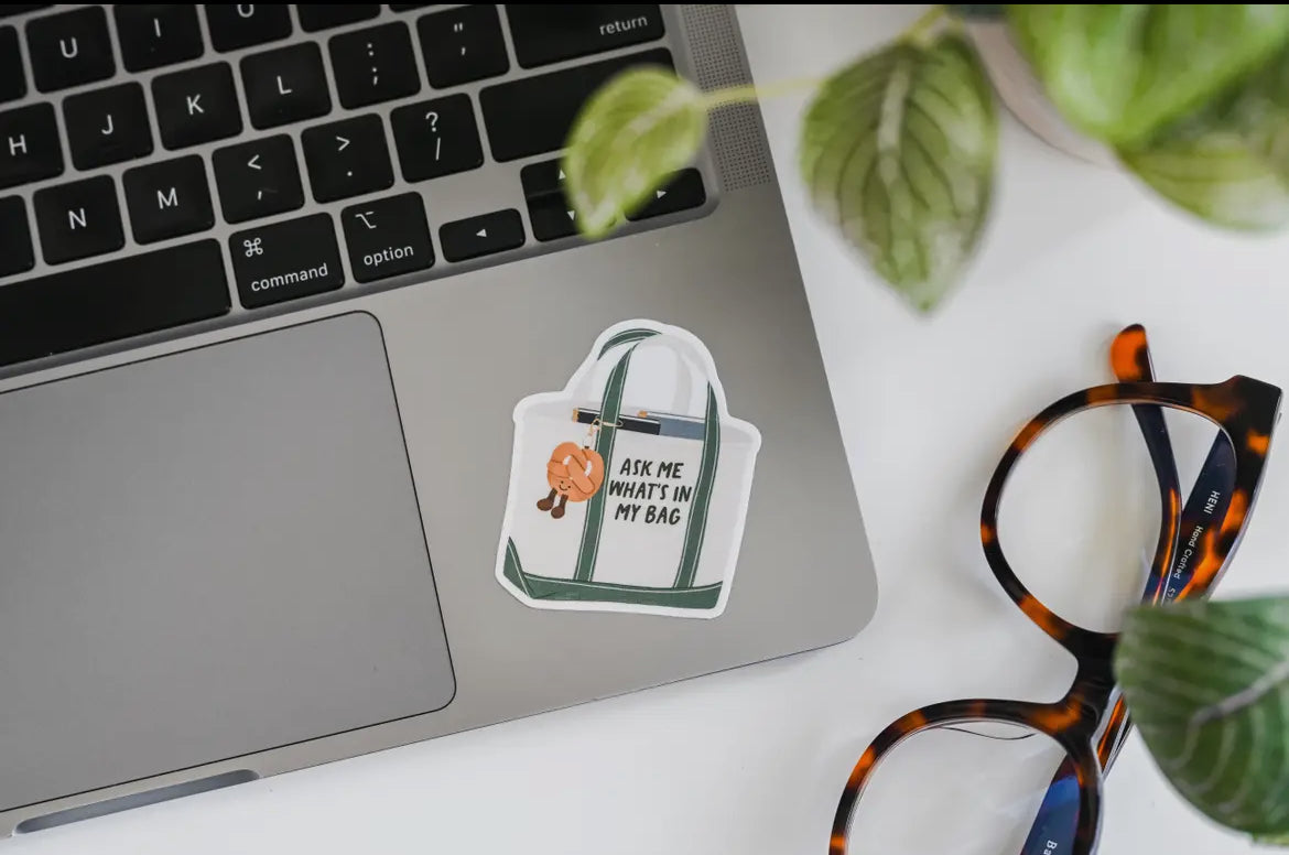 “Ask me what’s in my bag” Sticker