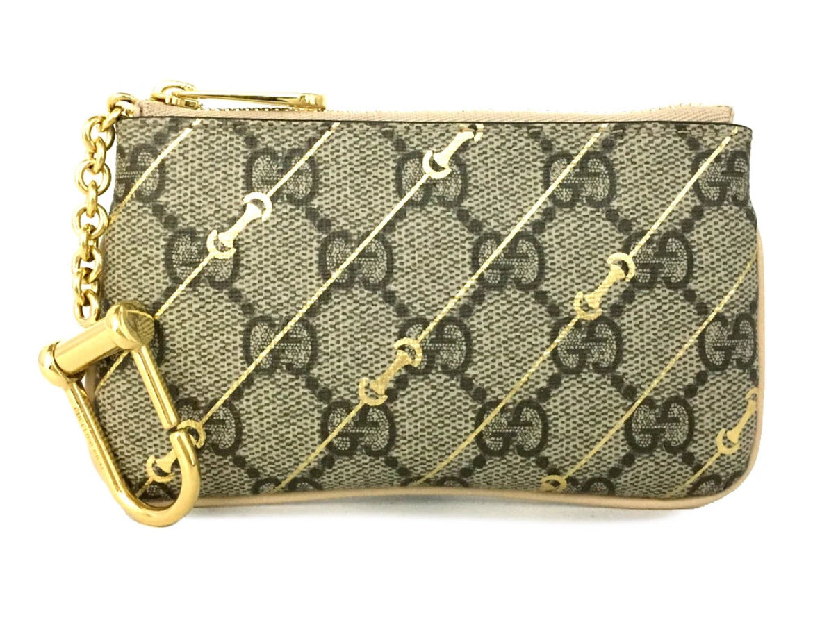 GUCCI Horse Bit GG Supreme Wallet Coin Purse – November's Eve Jewelry
