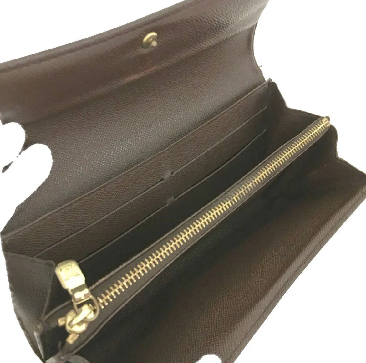 Louis Vuitton Damier Porte Feuille Sarah Long Bifold Wallet