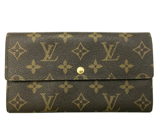 Louis Vuitton Monogram Portefeiulle Sarah Long Bifold Wallet