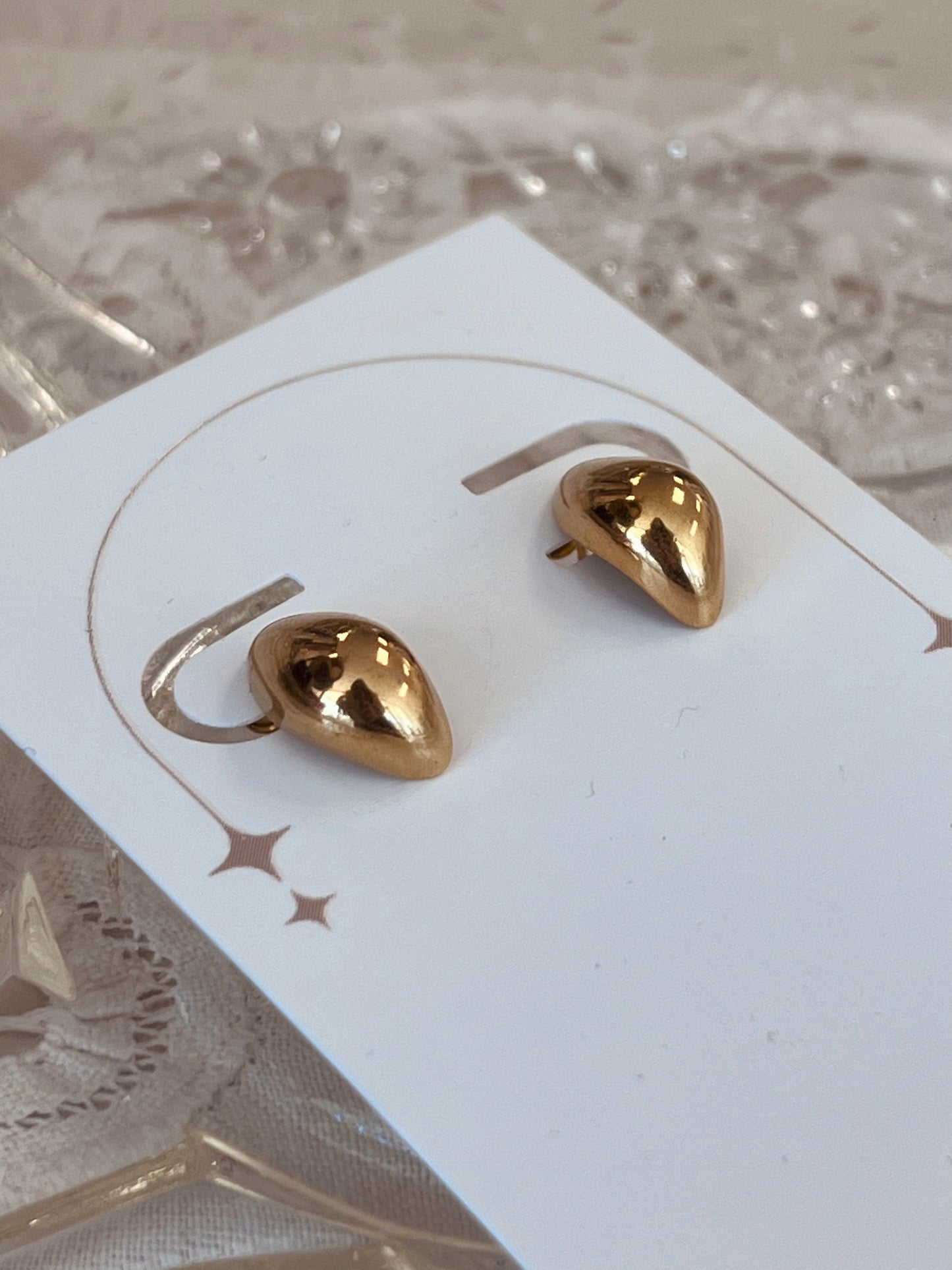 Teardrop Studs