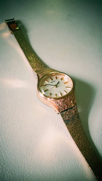 Vintage 1970s Ladies Seiko Wrist Watch