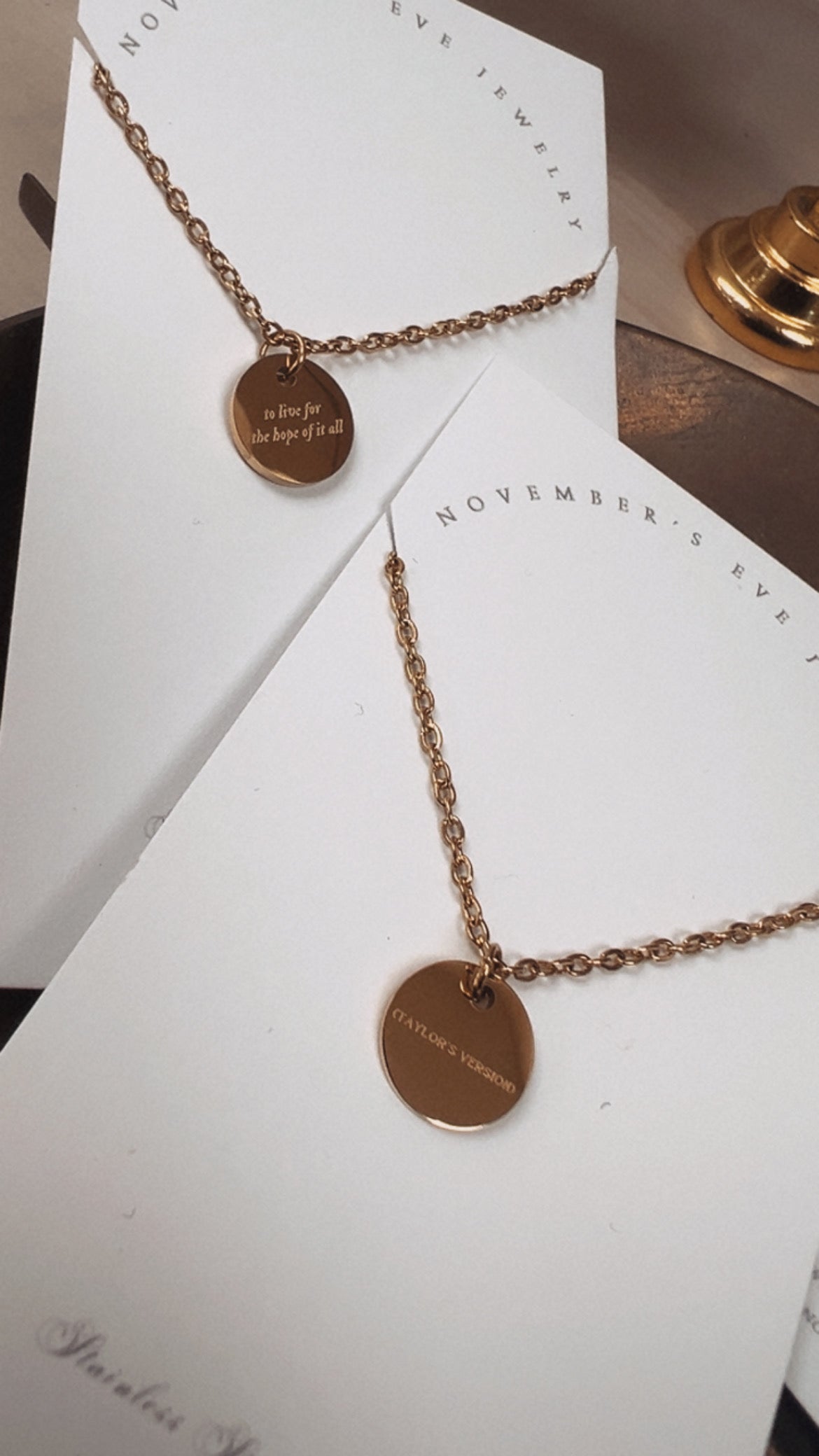 Taylor Inspired Necklaces