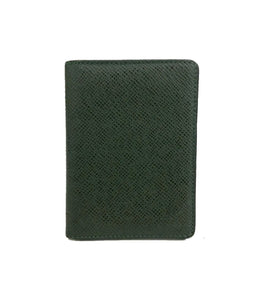 Louis Vuitton Taiga Porte Cartes Vertical  Leather Pass Card Case