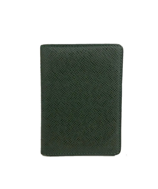 Louis Vuitton Taiga Porte Cartes Vertical  Leather Pass Card Case