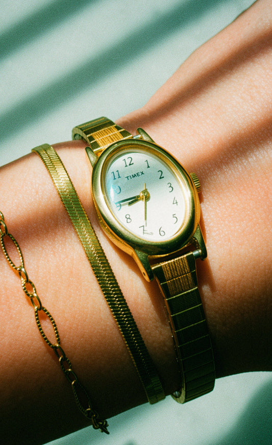 Vintage Timex Oval Watch