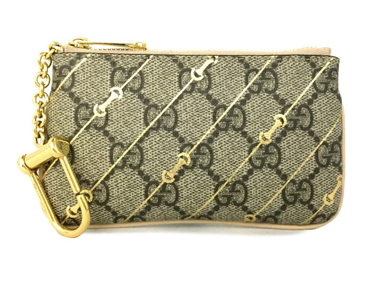 GUCCI Horse Bit GG Supreme Wallet Coin Purse