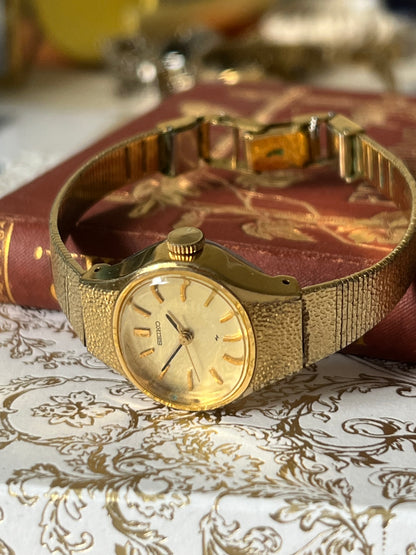 Vintage 1970s Ladies Seiko Wrist Watch