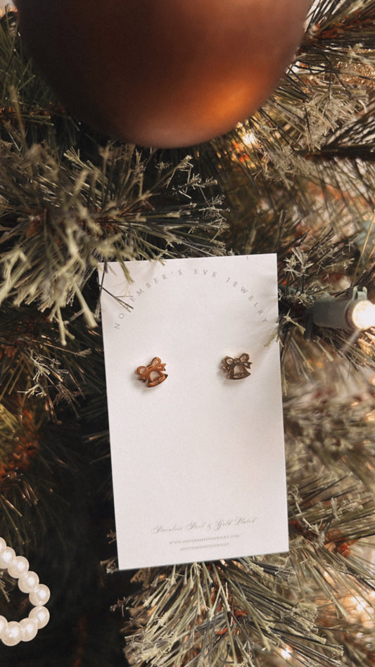 Golden Bell Studs