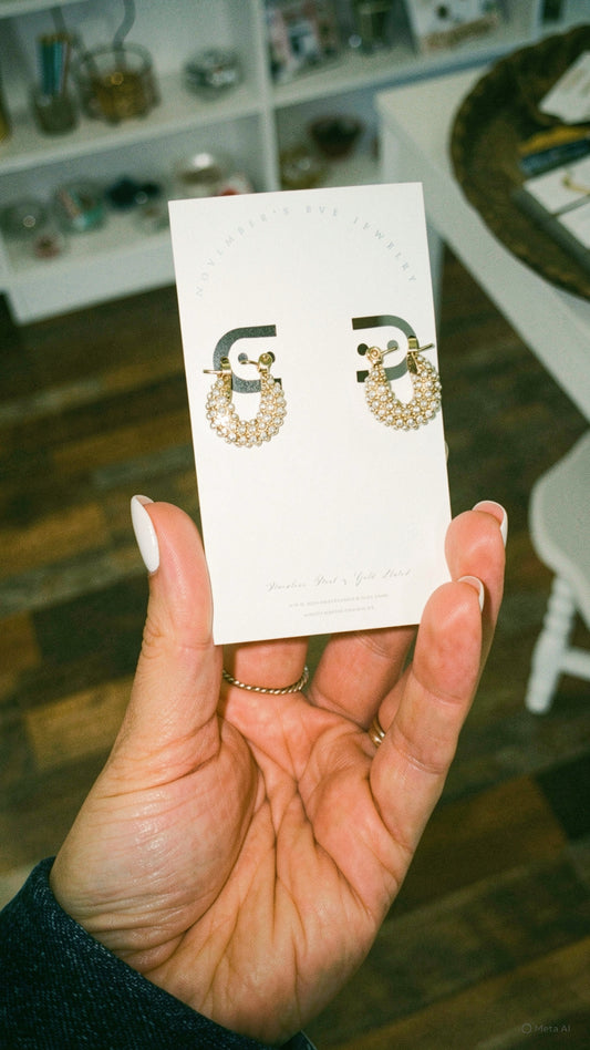 Pearl Hoops