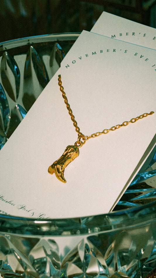 Cowgirl Boot Necklace