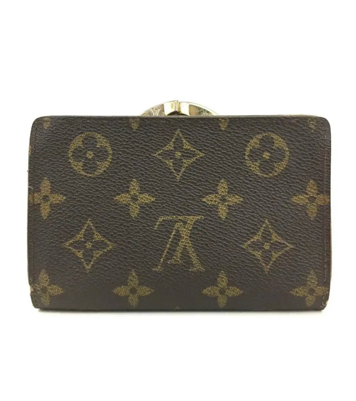 Louis Vuitton Monogram Porte Monnaie Billets Viennois Bifold/ Kiss Lock