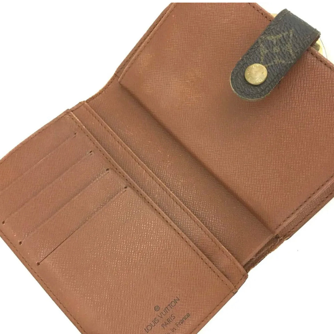 Louis Vuitton Monogram Porte Monnaie Billets Viennois Bifold/ Kiss Lock