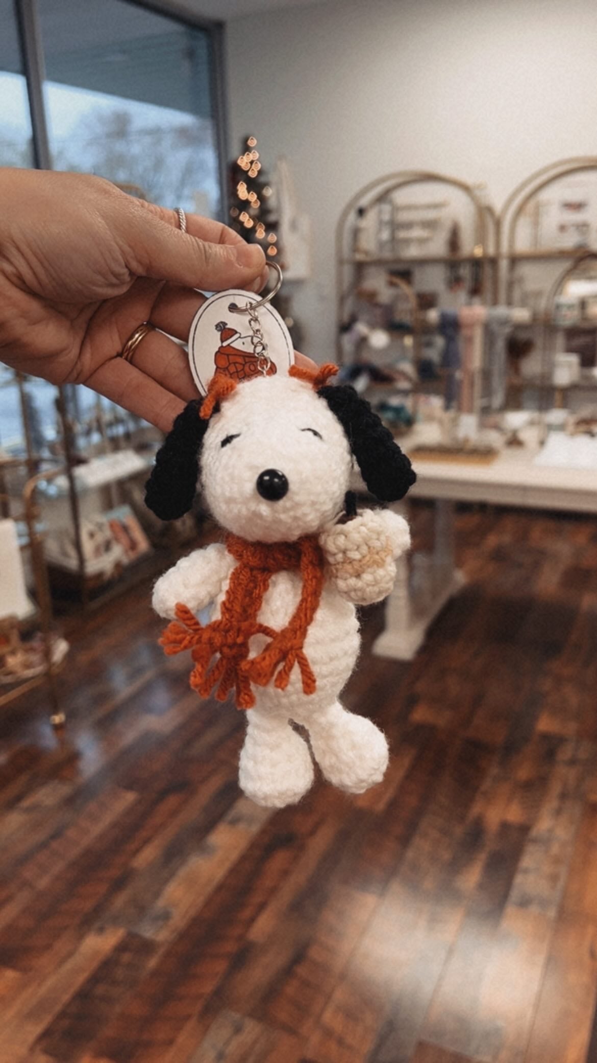 Snoopy Purse Charm