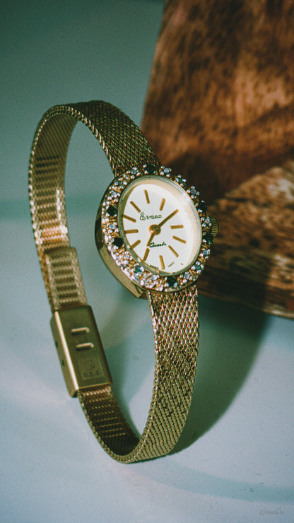 Vintage Ermex Classic Oval Cocktail Watch