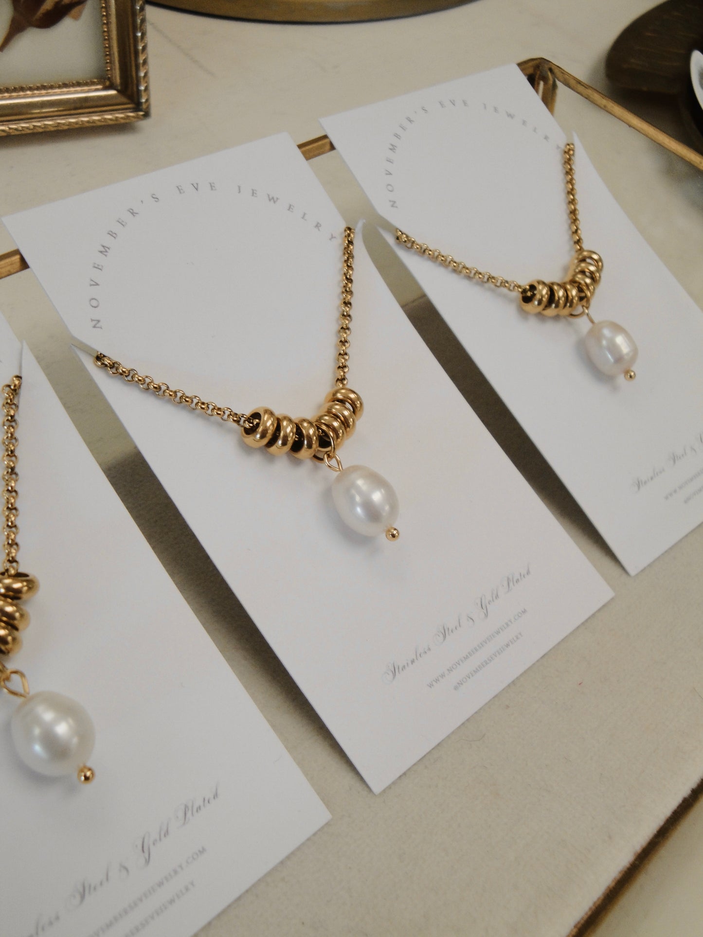 Fresh Water Pearl Statement Necklace
