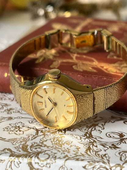 Vintage 1970s Ladies Seiko Wrist Watch
