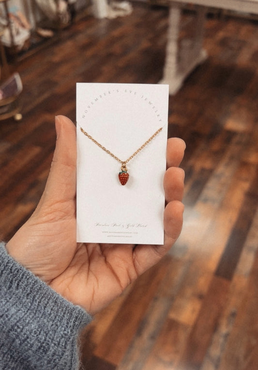 Strawberry Necklace