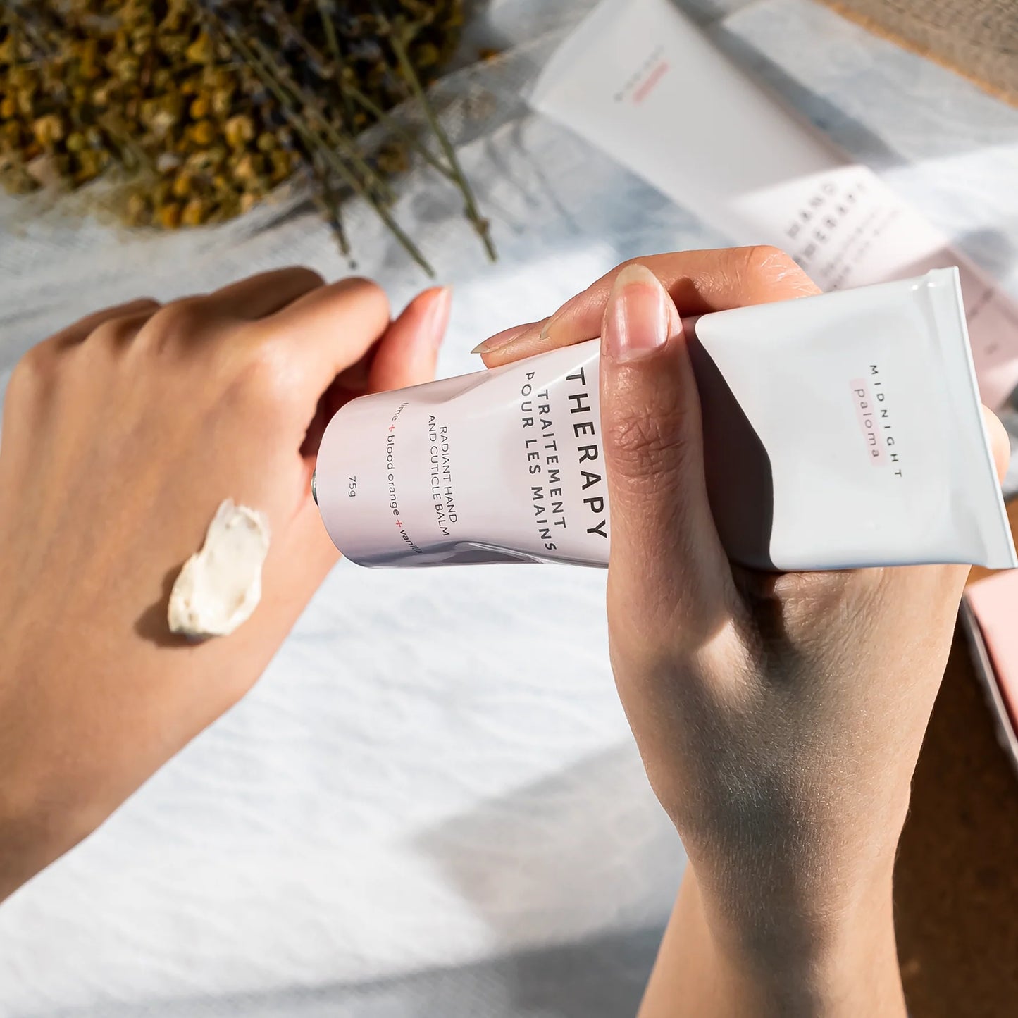 Midnight Paloma Hand Therapy - Blood Orange, Lime, Vanilla + Grapefruit