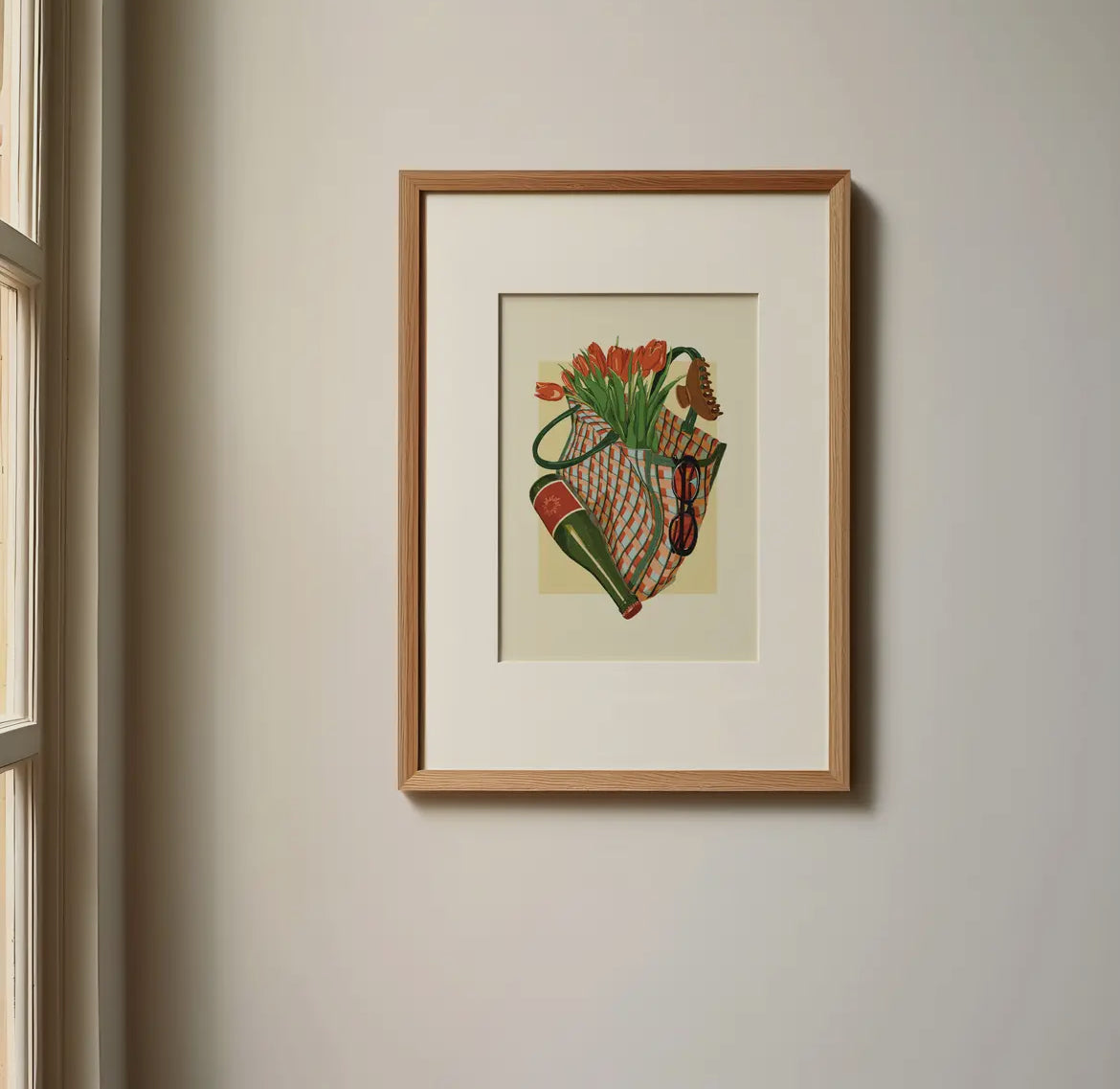 Spring Market Essentials Art Print