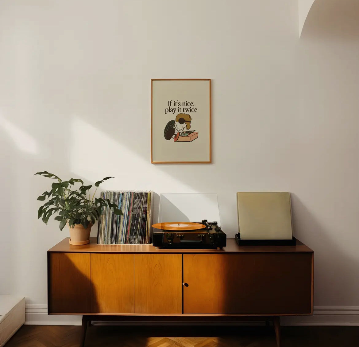 Peanuts Inspired "If it's nice, play it twice." Print