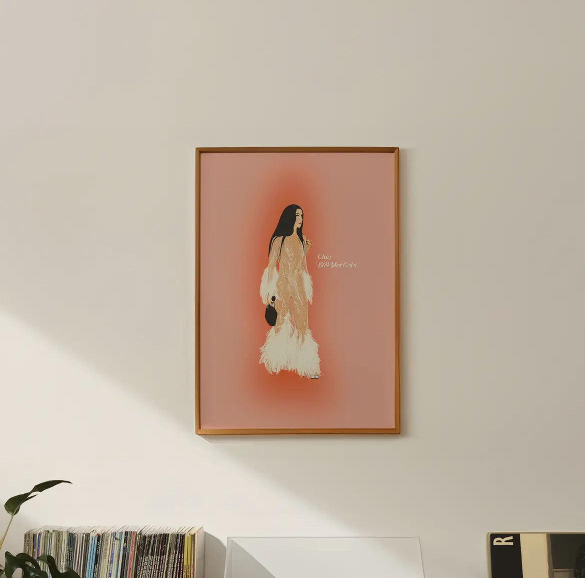 Cher 1974 Met Gala Print